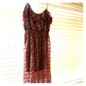 Spaghetti strap maxi dress